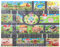 JTMM Kinder Teppich Spielmatte City Life - Kunststoff PVC Spielfläche 100X130cm / 39.3inX51.1in - Lerngeschenk für Kinder