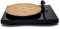 CoRkErY Plattenspieler Plattenteller-Matte mit Aussparung – Audiophile Anti-Static Slipmat – 1–8 Aussparung