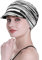 FocusCare Zeitungsjunge-Kappe für Chemo-Frauen-Baumwollcowboy-Hut-Eimer Beanie für Haar-Verlust