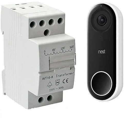 16v Transformer BT8-16 8VA for Nest Hello Doorbell 16 Volt - Designed for Nest Hello Door Bell to be used in the UK