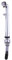 CUTICATE Lenkervorbau klappbar, verstellbar, 25,4mm, Riser Fahrrad Vorbau - Silber-25,4 mm
