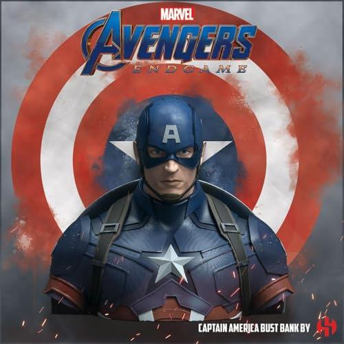 Hucha Bust Captain America Endgame 20cm