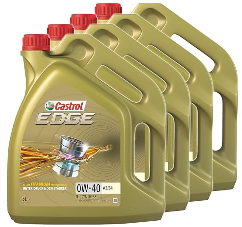 CASTROL 20 L EDGE FLUID TITANIUM 0W-40 A3/B4