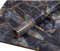 Selbstklebende Marmorfolie in Saphiroptik, für Regale, Schubladen, Schränke, 60 x 300 cm