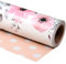 Holijolly Geschenkpapierrolle - Minirolle - 43,2cm x 10M - Rosa Blumenmuster (4,32 Quadratmeter)