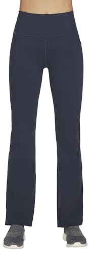 Skechers Women's GO Walk High Waisted Evolution 2 Flare Pant, Navy, X-Large