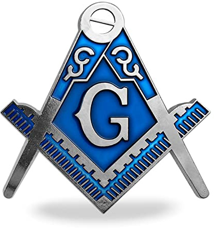 AtSKnSK Freimaurer Auto Embleme Quadratischer Freimaurer Auto Aufkleber