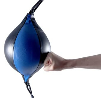 MuscleForge® Palla da boxe reflex appesa su una corda elastica, Pera veloce per l'allenamento dei riflessi e della velocità per boxe e MMA