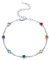 YEESIA Chakra Armband Sterling Silber 7 Chakra Yoga Armband Herz Chakra Handgelenk Bracelet Geburtstag Weihnachtsgeschenke für Frauen Frau Freundin Freundin