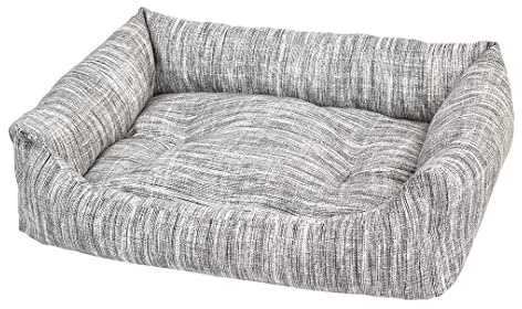 duvoplus, Hundebett, rechteckig, 110 x 85 x 22 cm, Grau, für Bett/Korb/Sofa/Tipi, Grau