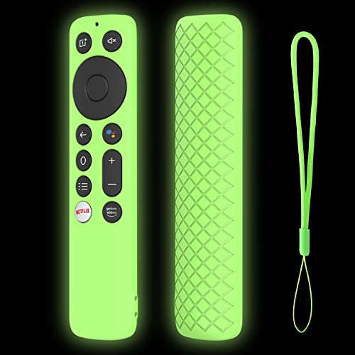 Writiany Silikonhülle für OnePlus TV Fernbedienung Case Cover, Schutzhülle Kompatibel mit OnePlus TV Fernbedienung für U1S/Y1S/Y1S Edge/Y1S Pro (Leuchtendes Grün)
