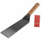 Stainless Steel Metal Spatula, Long Griddle Spatula, Hamburger Smasher Turner Scraper - Pancake Flipper - BBQ Turner and Flat Top Griddle Fliiper - Commercial Grade,3x8 inch