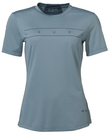 VAUDE Damen Women's Qimsa Logo T-Shirt, Nordic Blue, 42 EU