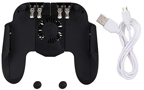 Handy-Game-Controller, Wärmeableitungs-Gamepad, Tragbarer Gaming-Power-Griff, Spielzusatzschlüssel, Mobiler Gaming-Griff Mit Lüfter