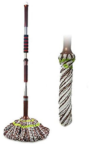 serpillière Balayage Rotatif Simple d'acier Inoxydable décontamination Forte de Haute qualité de Balai de Plancher de 360 ​​degrés mop