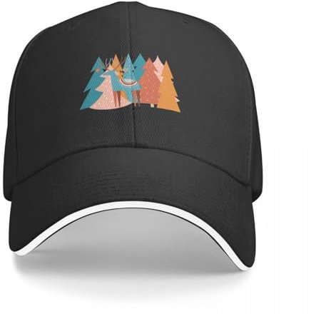 Basecap Merry and Bright Merry Christmas Baseball Cap Boonie Hats Anime Hut Herren Hut Damen