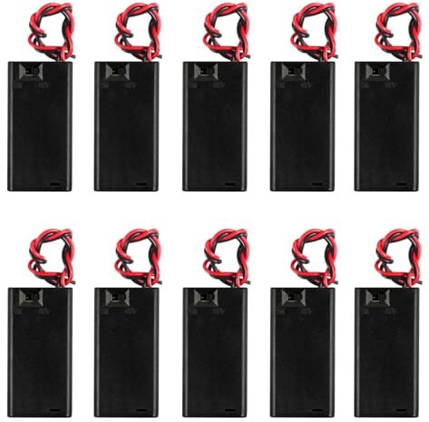 AEDIKO AA Battery Holder (2AA with Case)