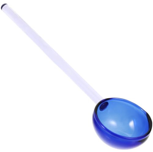 Ciieeo Cuchara Postre De Vidrio Colorido Ideal Para La Mesa Del Hogar Resistente y Duradera