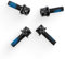 1 Set Hydraulic Disc Brake Caliper Bolts for Shimano M6 x 18mm Black (4 Pcs)