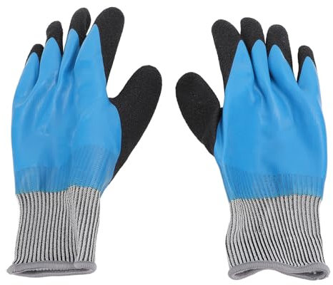 Cuifati Isolierte Elektriker-Handschuhe, 1000 V Hochspannungsbeständige Handschuhe, Flammhemmende Arbeitshandschuhe, Elektrische Gummi-Anti-Rutsch-Textur-Handschuhe für Elektriker,