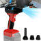 Für Milwaukee 18V M18 Lithium Batterie Antriebs Jet Trockengebläse, 130000 U/min Druckluft Duster, 4 Gear Einstellbare Luftduster, Jetlüfter Mini Gebläse für Werkzeuge, Auto, Computer(Keine Batterie)