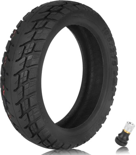 TREFAN 10,5 * 2,75 Offroad-Schlauchlosreifen für Segway Ninebot P65 P100S Elektroroller 10-Zoll Ersatzreifen Tubeless-Reifen Langlebiger, Rutschfester Gummi Vorne und Hinten Ersatzräder (1 PCS)