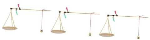 Veemoon 3stücke Kleine Kupferwaage Für Präzises Wiegen Dekorative Küchenwaage Aus Hochwertigem Material Für Apotheker Schmuckgeschäfte Und Chinesische Medizin Vintage Design