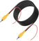 10m Cavo Video RCA a Doppio, Prolunga RCA Telecamera Posteriore Maschio Maschio con 1 Connettore Femmina Femmina e 1.2M Cavo DC Adattatore per Monitor, Telecamere di Sorveglianza e Retrocamere