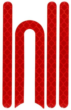 MARCBUSE Kratz- und verschleißfeste, reflektierende Abdeckungen für Fahrräder, Felgen, Rahmen, Reflektor, Roller-Zubehör