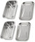 Kichvoe 2 Pièces Conteneurs à Glace Acier Inoxydable Lot de Récipients Hermétiques Couvercle pour Stockage de Glaces Maison Accessoires de Cuisine Reutilisables