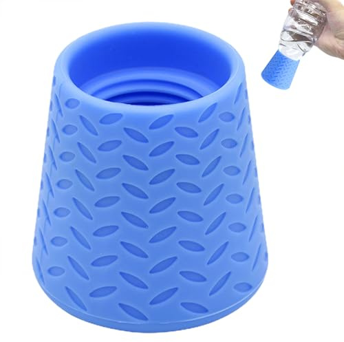 Cabezal de ducha portátil para perros, rociador de ducha de silicona para mascotas, boquilla de botella de agua para gatos y perros, suministros de limpieza de mascotas de viaje, camping, senderismo
