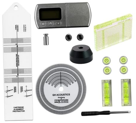 Turntable Tools Set Azimuth Ruler Professional Turntable Cartridge Alignment