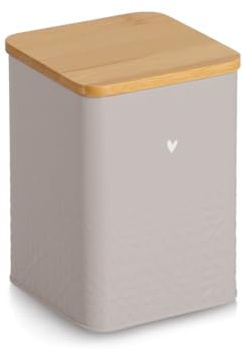 Zeller Vorratsdose Heart mit Bambusdeckel, 950 ml,