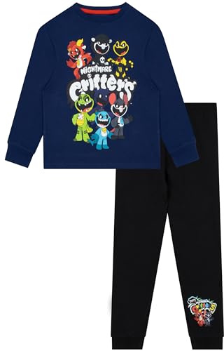 Poppy Playtime Boys Pyjamas, Nightmare Critters Kids Pyjamas For Winter, Gamer Boys' Pyjama Sets, Ages 5 To 13 Years