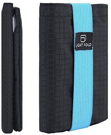 LIGHT FOLD Slim Wallet Geldbörse– Ultradünne Männerbörse mit RFID-Schutz für höchste Sicherheit– Geldbörse für die vordere Tasche mit 3 Kartenfächern und einem Geldscheinfach für einfache Organisation