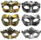 VKI® Maskerade Gesichtsmaske Masken Männer Roman Centurion Gladiator Sparticus für Kostümball, Halloween, Party, Maskenball