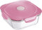 Maped PICNIK Boîte à Déjeuner en Verre avec Couvercle Etanche - Boite Alimentaire Compatible Micro-Ondes, Four et Lave-Vaisselle - 1,2L - Rose