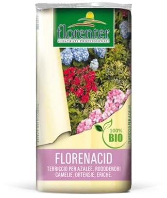 Terriccio Universale Biologico alta qualita' con concime a lenta cessione ACIDOFILE PROFESSIONALE 50 Litri Vivaio di Castelletto
