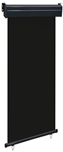 vidaXL - Toldo Lateral para balcón, 80 x 250 cm, Color Negro