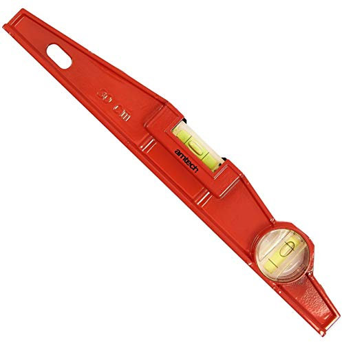 Magnetic Base 12/300mm Spirit Level with Horizontal & Vertical Vials, Ideal for Builders Scaffolding & Pipework