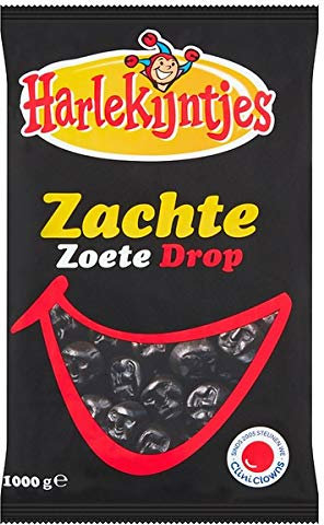 Harlekijntjes Weiches süßes Lakritz - Beutel 1 Kilo