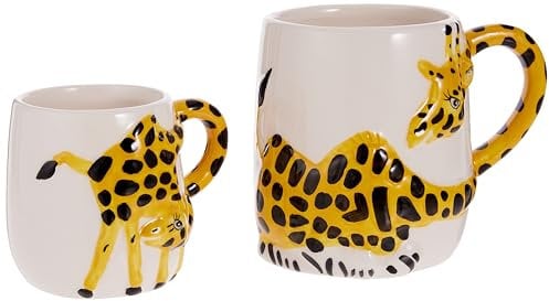 Price and Kensington Set of 2 Parent and Child Giraffe Mugs