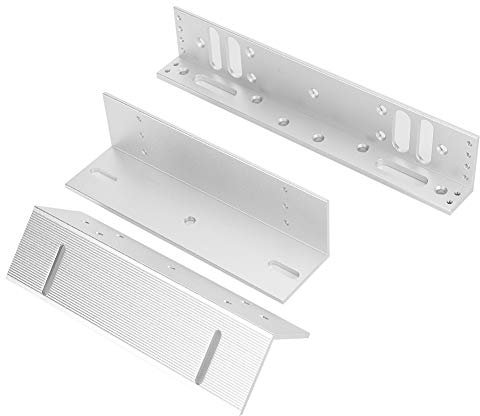 Montaje de cerradura magnética, soporte de soporte de montaje de puerta LZ Soporte para cerradura magnética eléctrica 280 kg/617.3 lb, para puertas de madera, puertas de seguridad, puertas cortafuegos