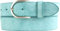 BELTINGER Damen-Gürtel aus weichem Vollrindleder Vintage-Look 4 cm | Jeans-Gürtel für Damen 40mm | Ledergürtel Used-Look | Türkis 90cm