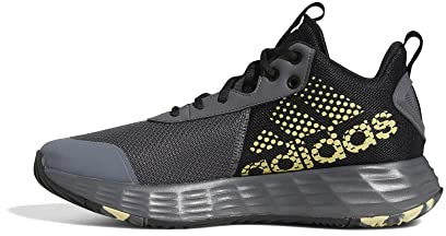 Adidas Herren Ownthegame Shoes, Grey Five/MAGOLD/Carbon Black, 46 2/3 EU