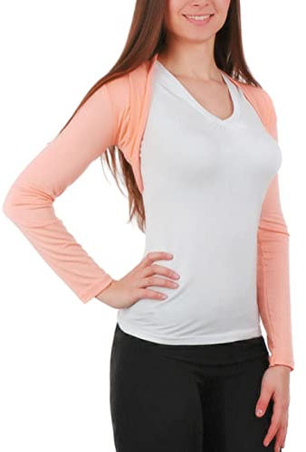 Toocool Boléro Femme Gilet Court Manches Longues Élasthanne Cardigan Élégant CC-816