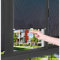 Xrdbfd Tenda a Rullo Oscurante con Ventose Senza Foratura, Tende Avvolgibile Parasole, Tapparelle Oscuranti, Persiane Temporanea a Scomparsa, 50x125/68x125cm, Nero,68x125cm/27 * 49in