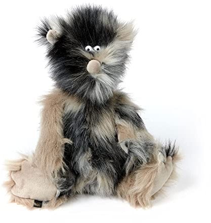 sigikid 39736 Bär ACH Good! Editon 23,BeastsTown Kuscheltier: Sammeln,Schenken,Spielen,Schmusen,empfohlen Kinder Erwachsene 3 bis 99 Jahren,Beige/Schwarz/Bär,38x16x14cm
