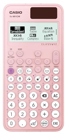 Casio ClassWiz FX-991CW-PK-W-DT - Calcolatrice scientifica standard