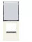 Vimar 30339.CB LINEA Adattatore con portello antipolvere per connettori Keystone, 2.23 x 5.28 x 1.43 cm, Bianco